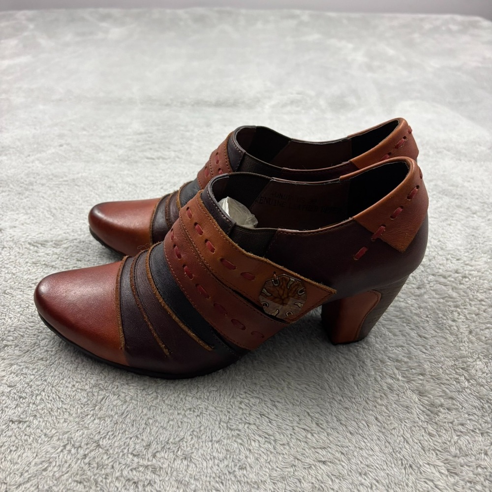 Spring Step L'Artiste Wondrous Ankle Bootie Womens 39 Multicolor Leather Witchy - Picture 5 of 10